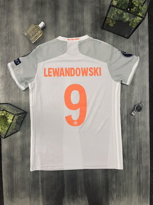 FC Bayern Munich 2019/20 UEFA Champions League Away Jersey Robert Lewandowski #9 Size S