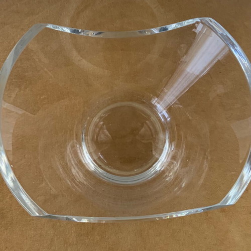 Bohemian Crystal Decorative Bowl used with small chips