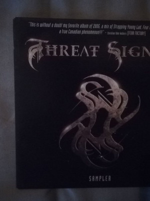Threat Signal CD като нов, метъл