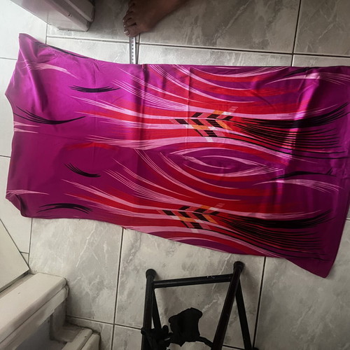 Sleeveless dress fuchsia pattern size M like new