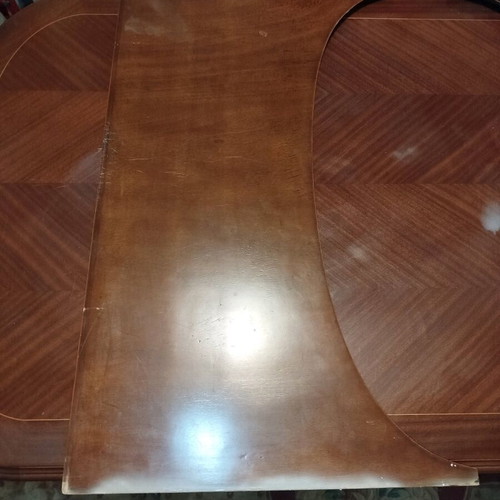 Dining table set used with 6 chairs extendable wooden
