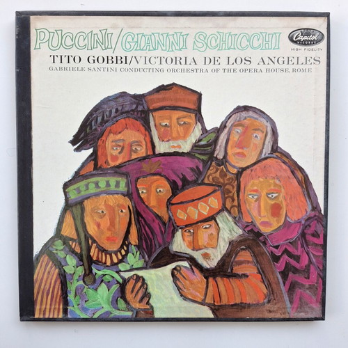 Giacomo Puccini Gianni Schicchi LP vinyl like new, classical