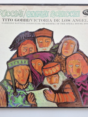 Giacomo Puccini Gianni Schicchi LP vinyl like new, classical