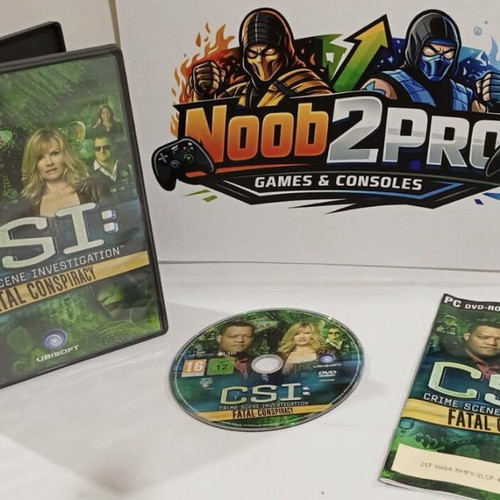 CSI: Crime Scene Investigation Fatal Conspiracy PC game used