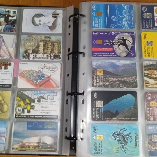 Ote phone card collection like new, 348 cards with album
