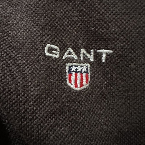 Gant men's short-sleeve shirt used, size XL, black