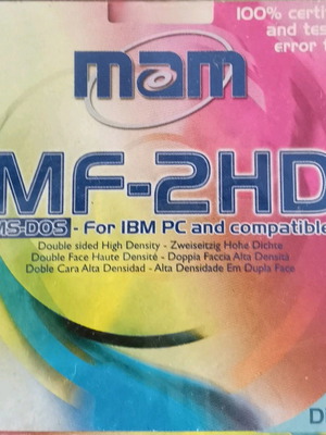 M.A.M. (Mitsui Advanced Media) δισκέτες 3.5" DS/DD καινούργιο πακέτο 10 τεμαχίων για IBM PC και συμβατούς