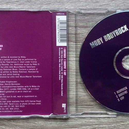 Moby Bodyrock CD single mint condition, electronic