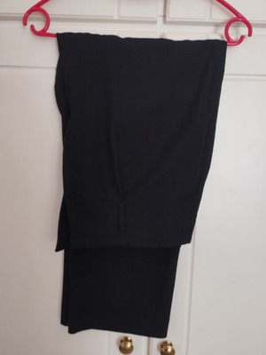 Zara black pants used, size L 40 12