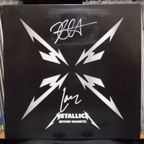 Metallica Death Magnetic 2LP and Beyond Magnetic LP signed, like new
