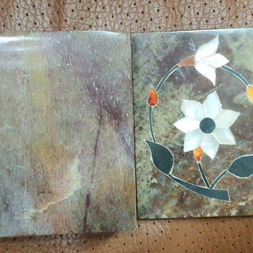 Handmade used stone marble box