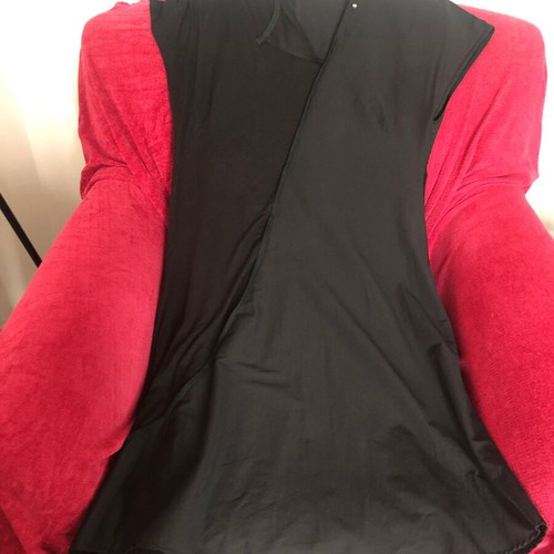 Tatiana Lebedev Black Asymmetric Dress Used, Size L