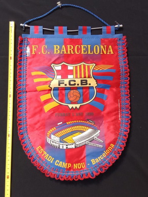 Συλλεκτικό λάβαρο Barcelona FC Βαρκελώνη 1899 40x30 εκ μεταχειρισμένο