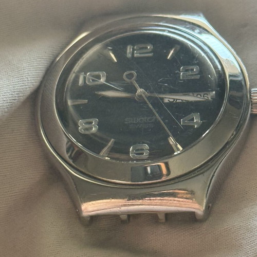 Swatch Big Irony vintage watch used, no strap, battery needed