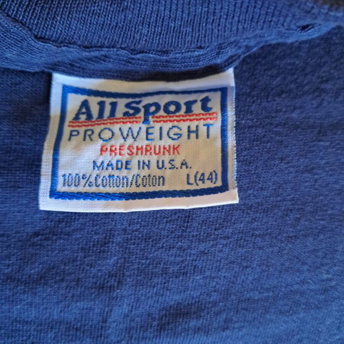 Collectible cotton T-shirt USA, size L, blue