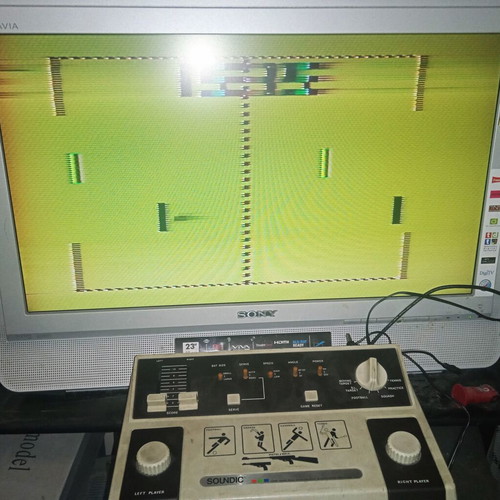 Soundic Retro Vintage Video Game Console used, collectible
