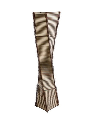 Globostar Boho floor lamp with 2 x E27 sockets like new, brown and beige