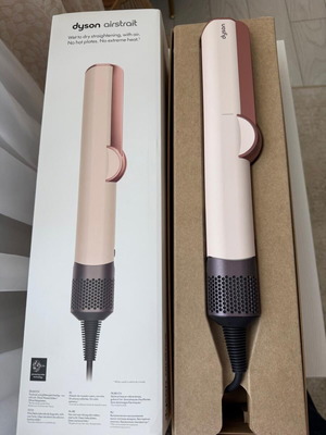 Dyson HT01 Airstrait hair straightener, ceramic pink/rose gold, like new