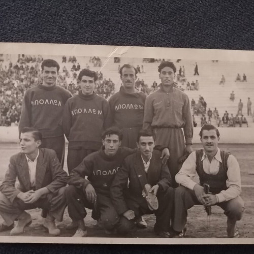Apollon football team photo used