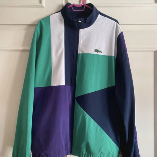 Lacoste Sport Crocodile Print Tennis Jacket new, XL, multicolor