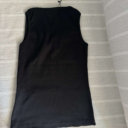 Alexandre Mattiussi women's sleeveless top, black, size S