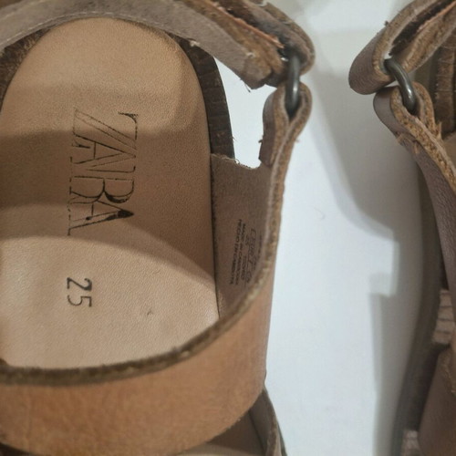 Zara sandals size 25 leather used