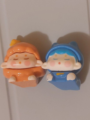 Popbean φιγούρες καινούργιες από Μιλάνο, πορτοκαλί και μπλε