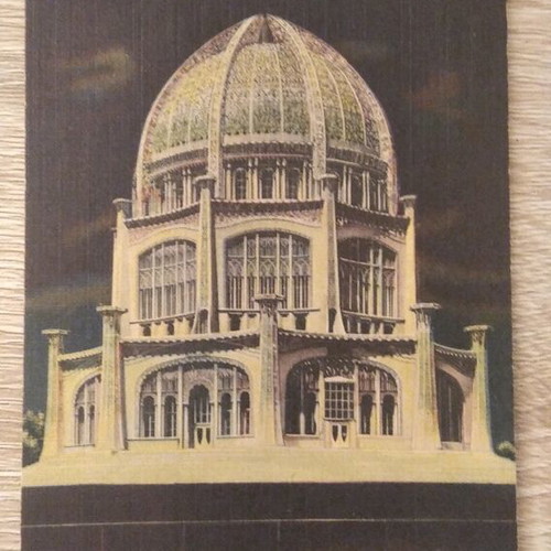 Collectible postcard used from the 1950s