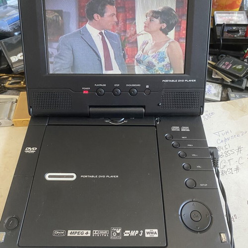 Portable DVD Player Silver Crest used, battery not holding charge