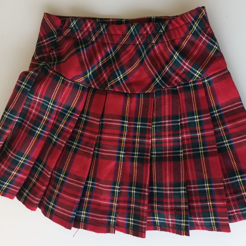 TIME GIRL KID'S CHECKERED SKIRT
