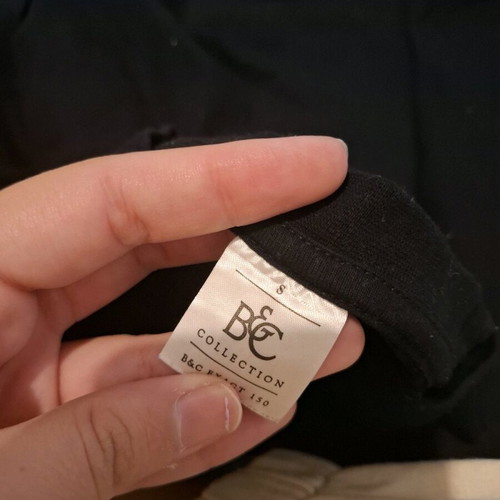 B&C T-shirts size S like new, black