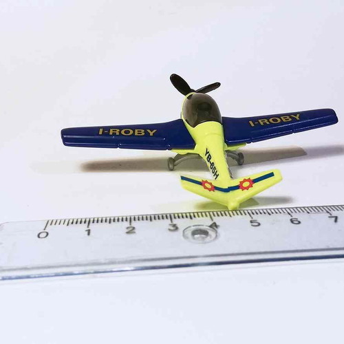 Plastic toy figure miniature kinder airplane used