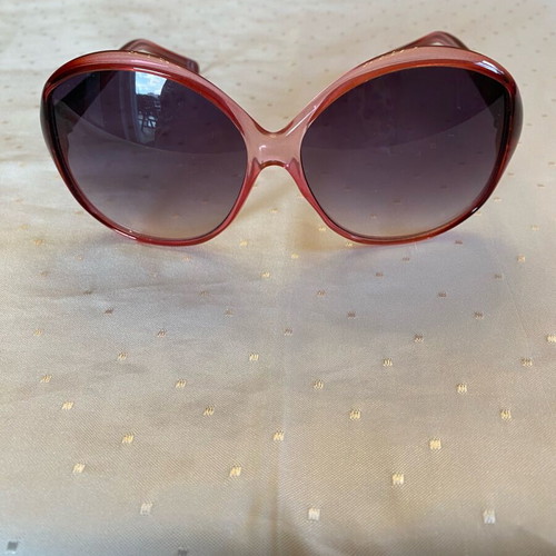 Segue women's sunglasses new, round with red frame and grey gradient lenses