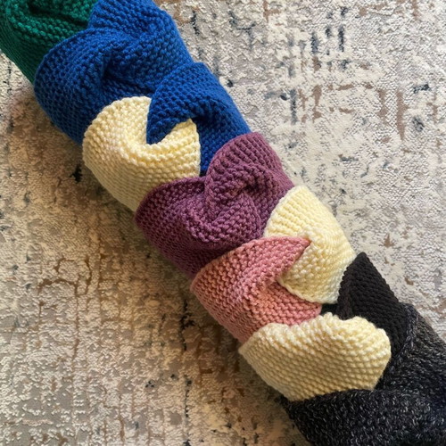 Handmade knitted hairbands new, 25% wool 75% acrylic