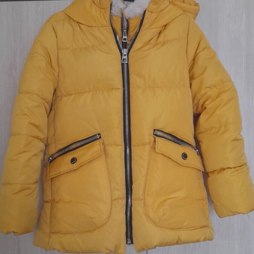 Zara yellow jacket for 10 years, 140 cm, new