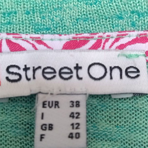 Street One women's t-shirt like new, size M, green color