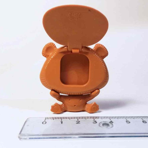 Kinder plastic figure used with scratches and marks