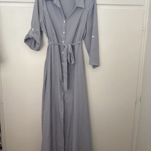 Long dress new, comfortable, lightweight fabric, pockets, size S