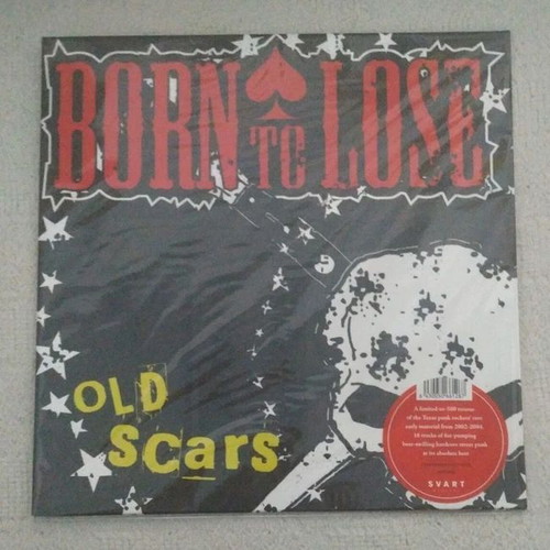 Born To Lose Old Scars LP, limited edition red transparent vinyl