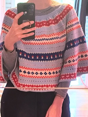 Vintage handmade poncho like new, colorful wool