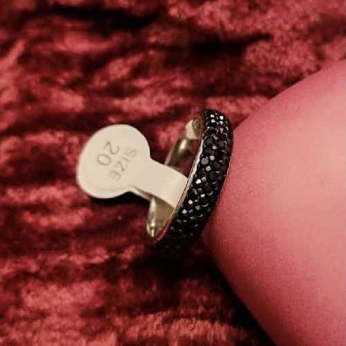 Black full band ring new