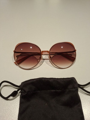 &Other Stories sunglasses new with gradient lenses 6x6 cm brown