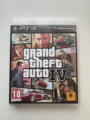 GTA IV игра за PlayStation 3 употребявана, без драскотини с карта