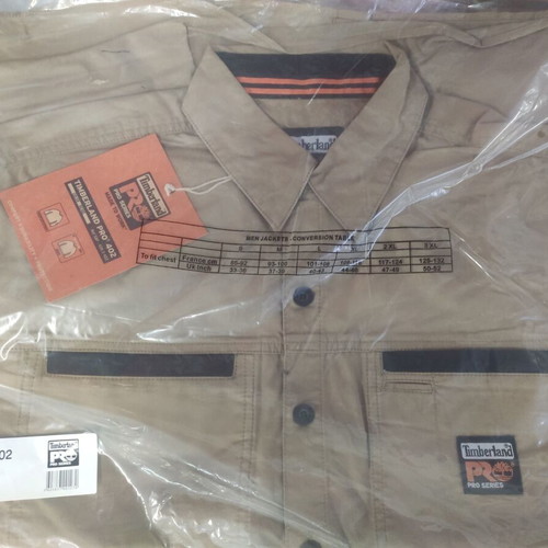 Timberland Pro Series Work Shirt new orange size L