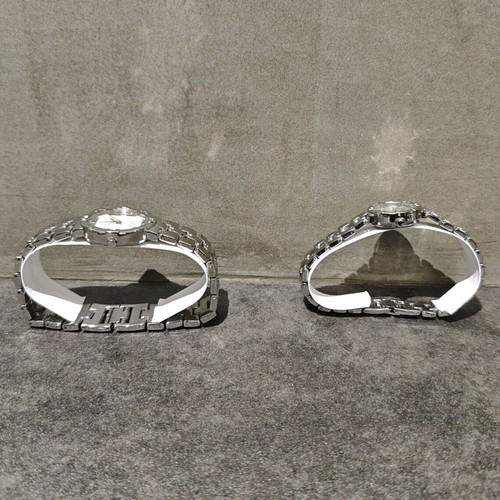 Ricardo vintage couple watches 90's era brand new, silver