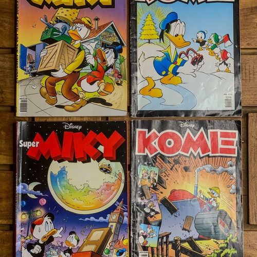 Disney Super Micky & Komix comic set of 8 Greek issues like new