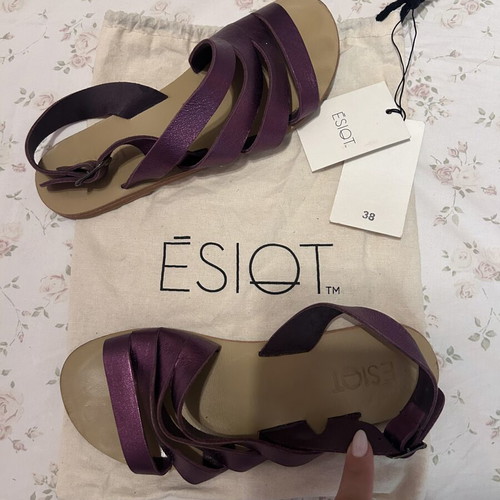 Esiot magenta sandals like new, size 38