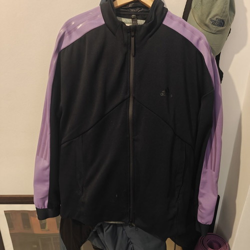 Adidas TIRO men's sport jacket legend ink blue and lilac