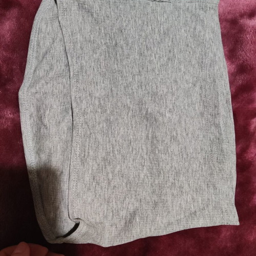 Strapless top gray size small new