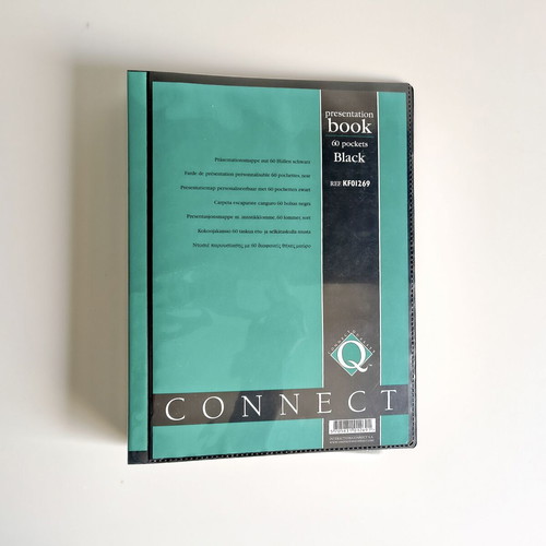 Q-Connect Presentation Book A4 with 60 Transparent Sleeves new